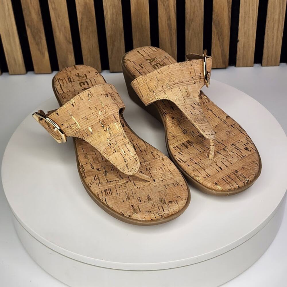 NEW - Aerosoles Izola Women’s Wedge Sandals Comfort Slide Shoes Size 6 - Picture 5 of 5